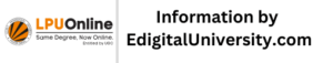 LPU Online Logo Plus Edigitaluniversity