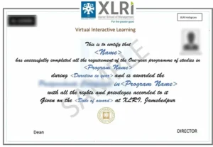XLRI-Sample-Certificate