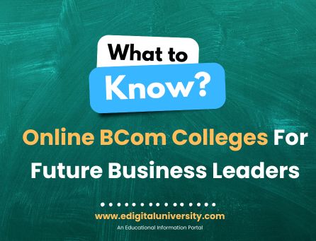 Online BCom Colleges In India