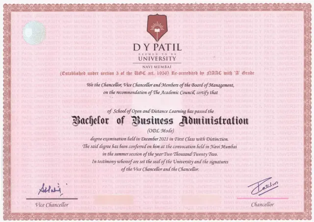 dy-patil-navi-mumbaionline-sample-degree