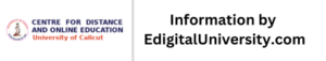 calicut-university-distance-educationInformation by EdigitalUniversity-com