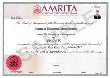 Amrita-online-sampal--certificate